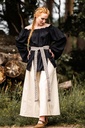Bluse "Emma" Schwarz - die Klassische Mittelalterbluse