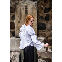 Bluse "Emma" Weiß - die Klassische Mittelalterbluse