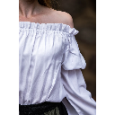 Bluse "Emma" Weiß - die Klassische Mittelalterbluse