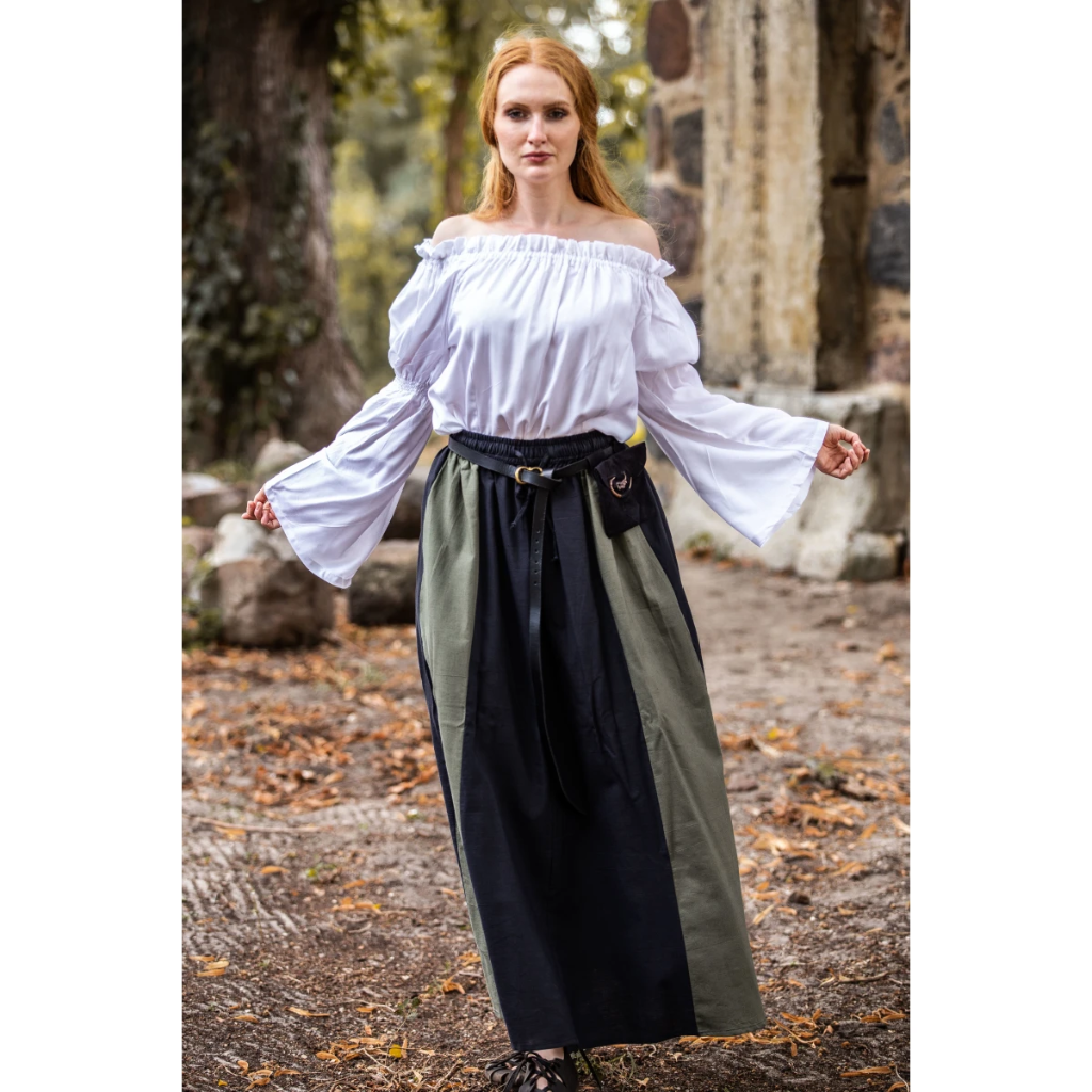 Bluse "Emma" Weiß - die Klassische Mittelalterbluse