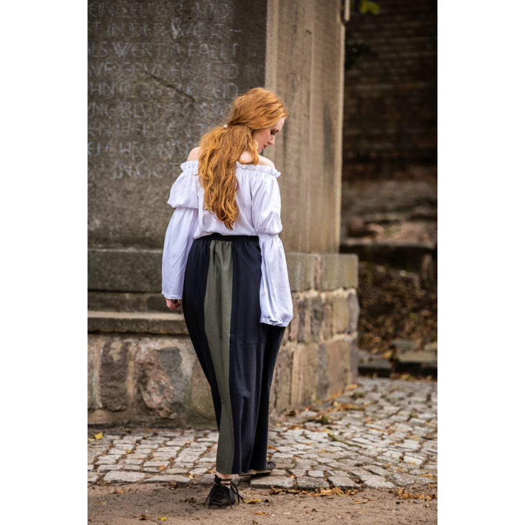 Bluse "Emma" Weiß - die Klassische Mittelalterbluse