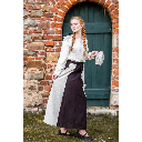 Mittelalterbluse mit Spitze "Bettina" Natur