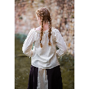 Mittelalterbluse mit Spitze "Bettina" Natur