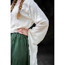Bluse mit weiten Trompetenärmeln "Irma" Natur