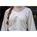 Bluse mit weiten Trompetenärmeln "Irma" Natur