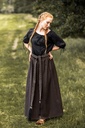 Mittelalter Kurzarmbluse "Vera" Schwarz