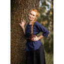 Mittelalter Bluse "Tilda" Blau