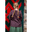 Mittelalter Bluse "Tilda" Braun