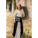 Mittelalterbluse "Edith" Hanffarben