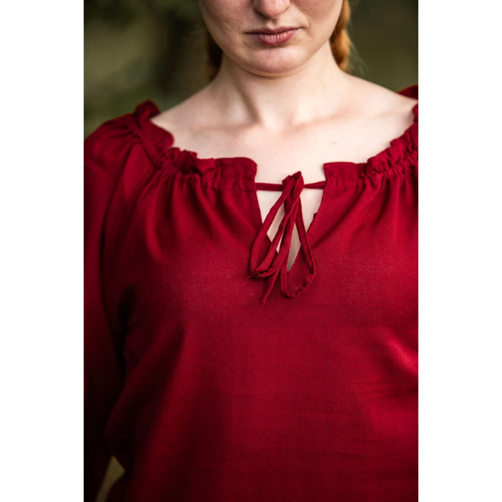 Mittelalterbluse "Edith"Rot
