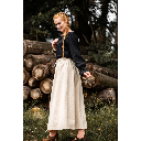 Mittelalterbluse "Edith" Schwarz