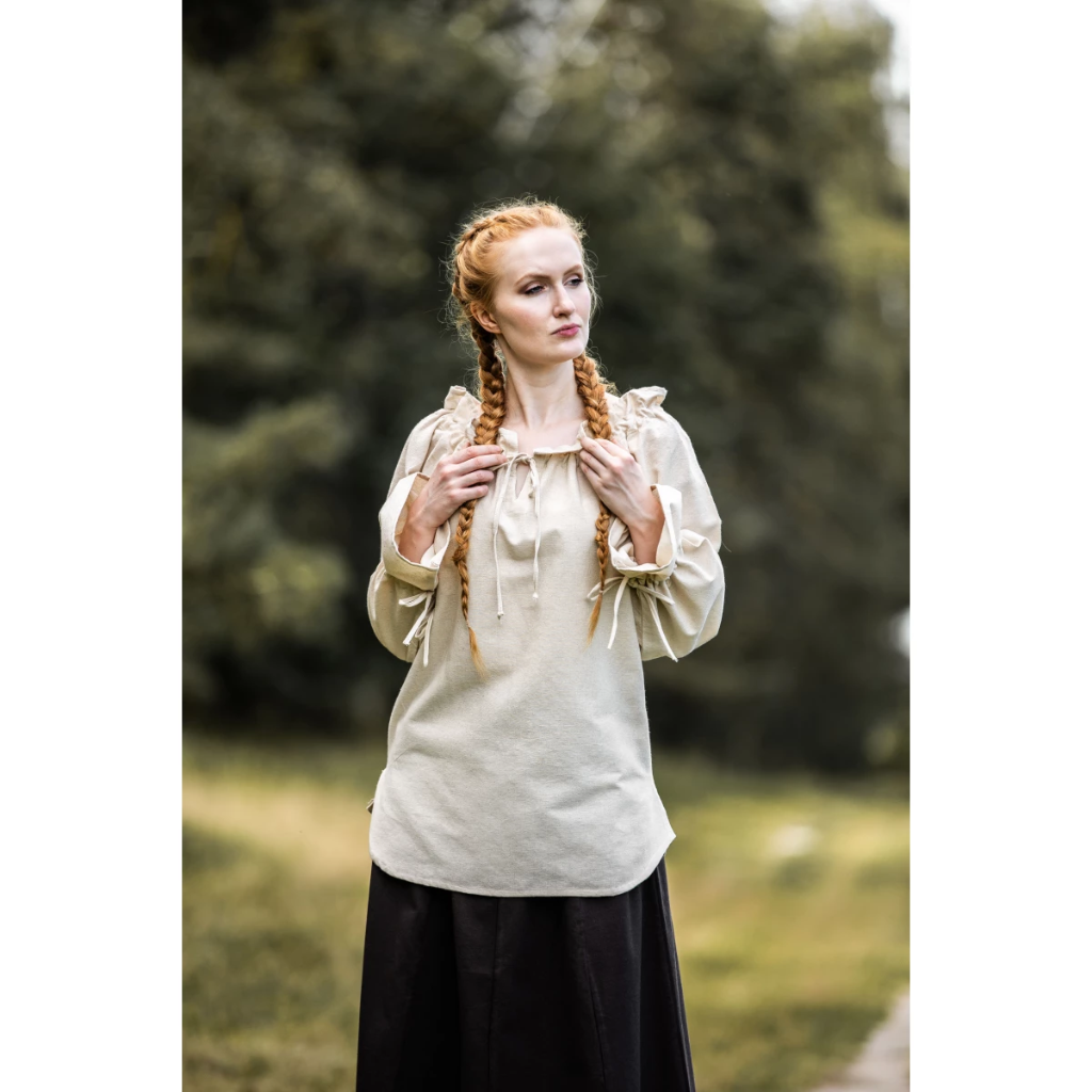 Mittelalterbluse "Morgan" Natur