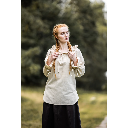 Mittelalterbluse "Morgan" Natur