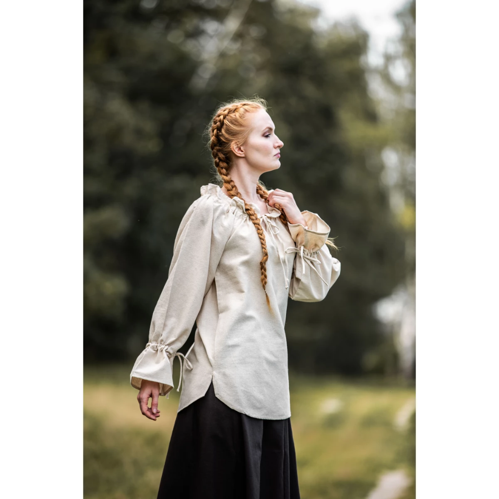 Mittelalterbluse "Morgan" Natur