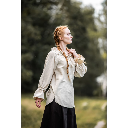 Mittelalterbluse "Morgan" Natur
