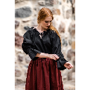 Mittelalterbluse "Morgan" Schwarz