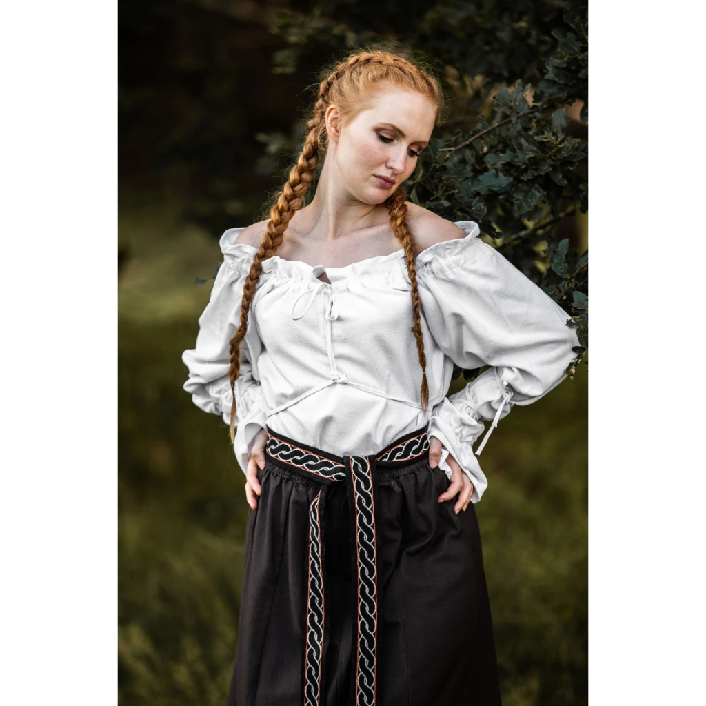 Mittelalterbluse "Morgan" Weiß
