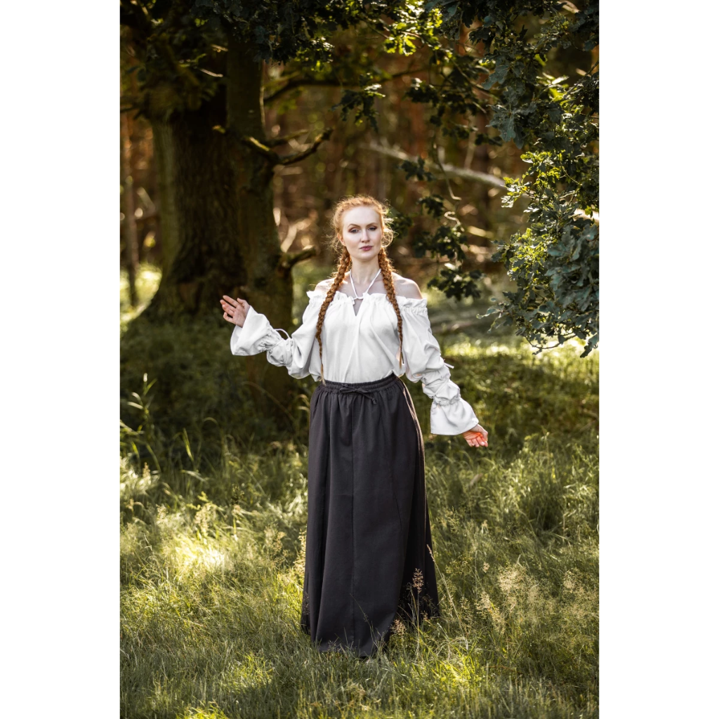 Mittelalterbluse "Morgan" Weiß