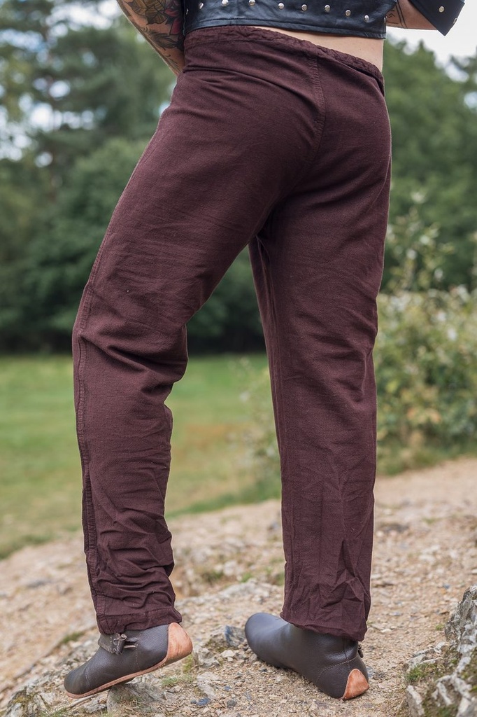  Leinenhose "Asmund" Dunkelbraun