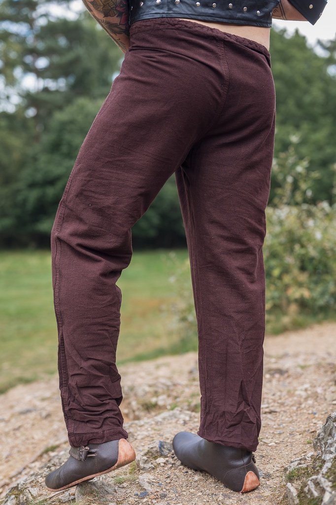  Leinenhose "Asmund" Dunkelbraun