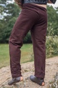 Leinenhose "Asmund" Dunkelbraun