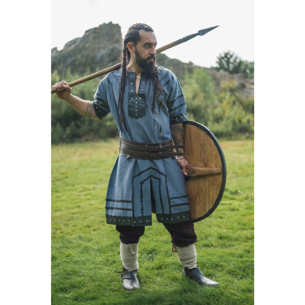  Leinenhose "Asmund" Dunkelbraun