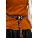 Keltischer Ledergürtel "Merle" Cognacbraun