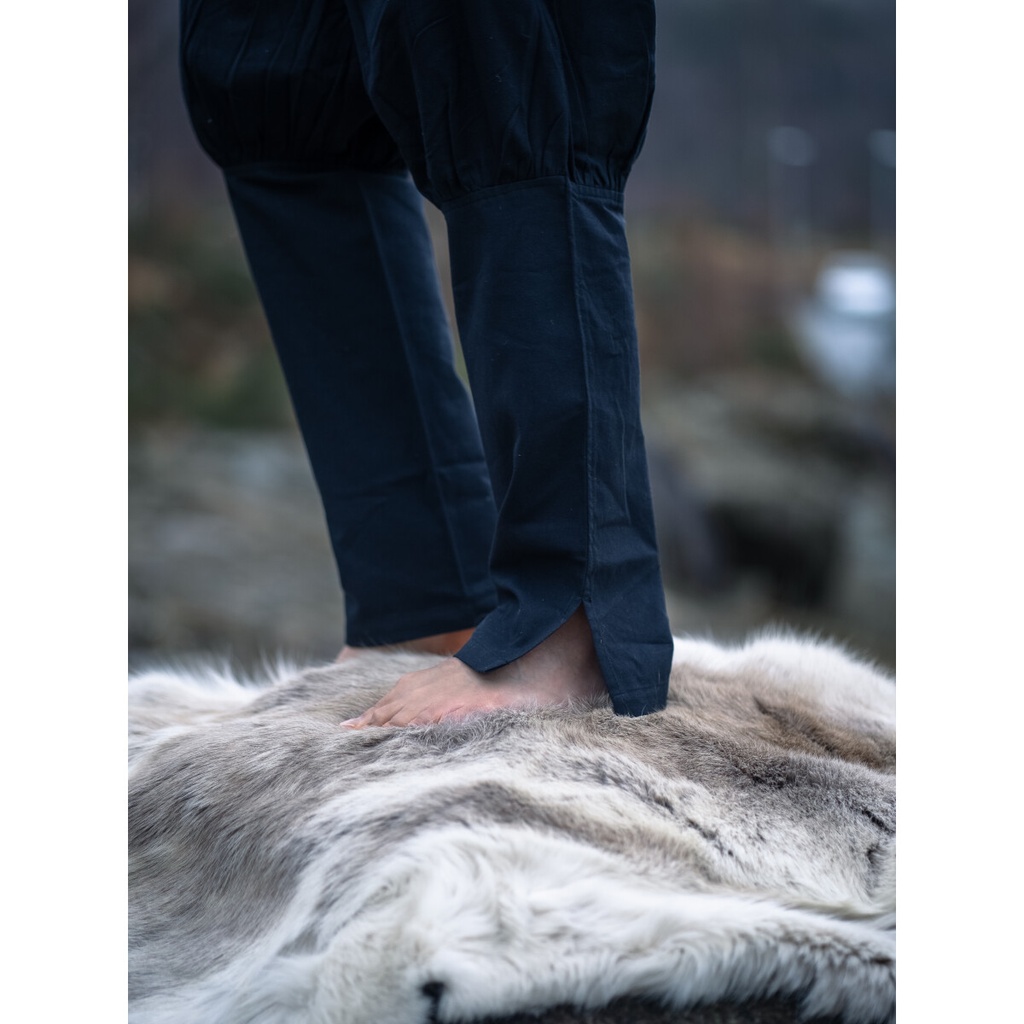 Wikinger Hose Rushose "Kjell" Schwarz