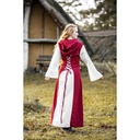 Mittelalter Kleid "Genefe" Rot/Natur
