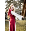 Mittelalter Kleid "Genefe" Rot/Natur