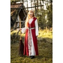 Mittelalter Kleid "Genefe" Rot/Natur