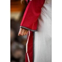 Mittelalter Kleid Amalia Natur/Rot