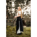 Mittelalter Rock "Elise" Schwarz/Natur