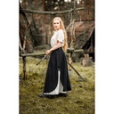 Mittelalter Rock "Elise" Schwarz/Natur