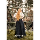 Mittelalter Rock "Elise" Schwarz/Natur