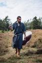 Kurzarmtunika mit Bordüre "Richard" Blau