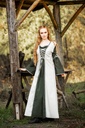 Mittelalter Kleid Amalia Natur/Grün
