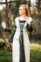 Mittelalter Kleid Amalia Natur/Grün