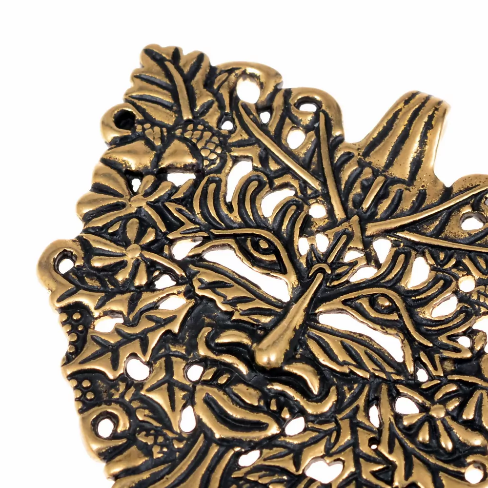 Großer Anhänger "Grüner Mann" Amulett