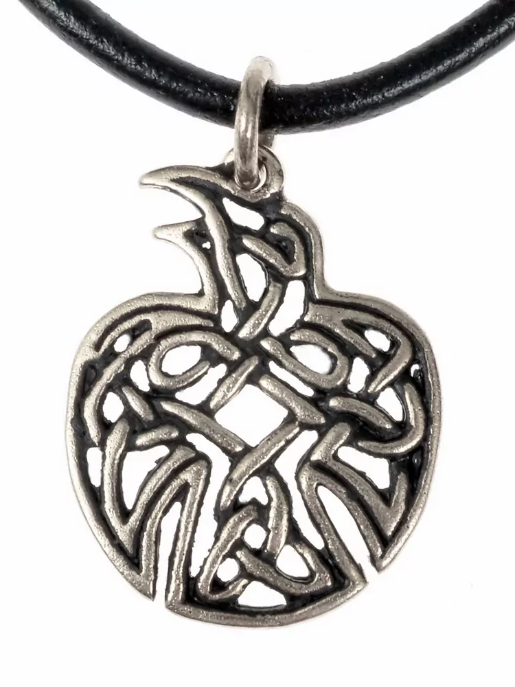 Keltisches Raben-Amulett
