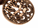 Wikinger Amulett Vårby Bronze  - Replik Nachbildung nach Originalfund