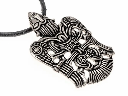 Geflügelter Mann von Uppakra Amulett Bronze