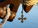 Bronze Anhänger 'Rus-Kreuz'