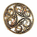 Keltische Brosche "Triskelion"