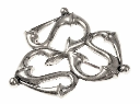 Römische Triquetra Fibel aus Bronze