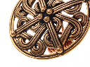 Scheibenfibel  im Borrestil Bronze
