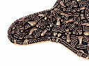 Kleeblattfibel aus Kaupang  im Osebergstill Bronze