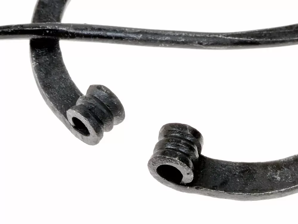Eisenfibel mit gerollten Enden - 6 cm