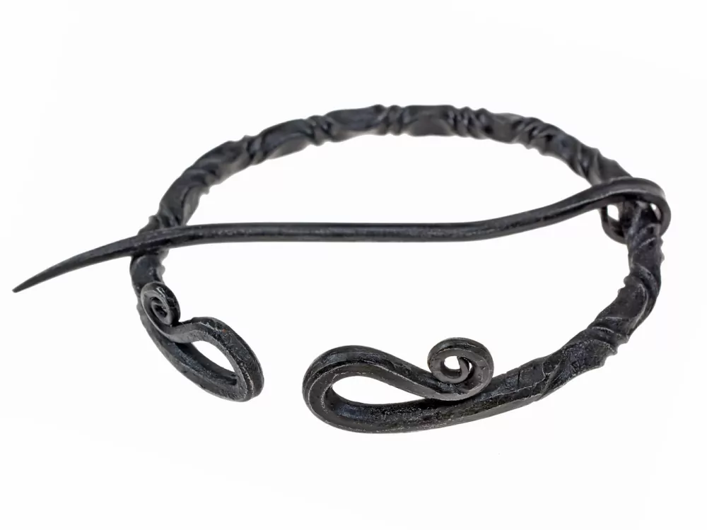 Große Wikinger-Fibel aus Eisen - 8,5 cm