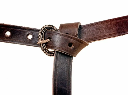 Spätrömischer Ledergürtel mit Bronze-Schnalle – 2 cm Breite, Replik aus dem 4. Jahrhundert